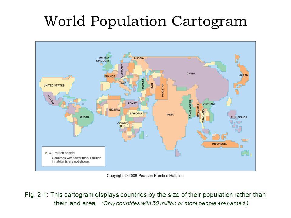 World Population Cartogram Fig.