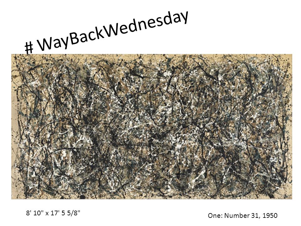 # WayBackWednesday 8 10 x /8 One: Number 31, 1950