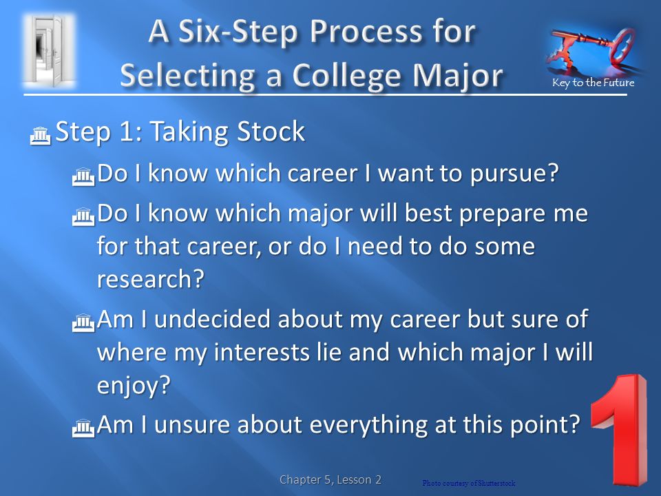 selecting a college major