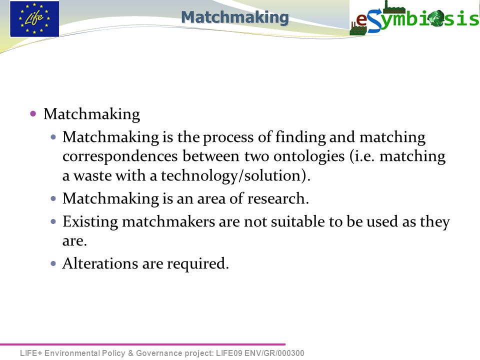 matchmaking implementation