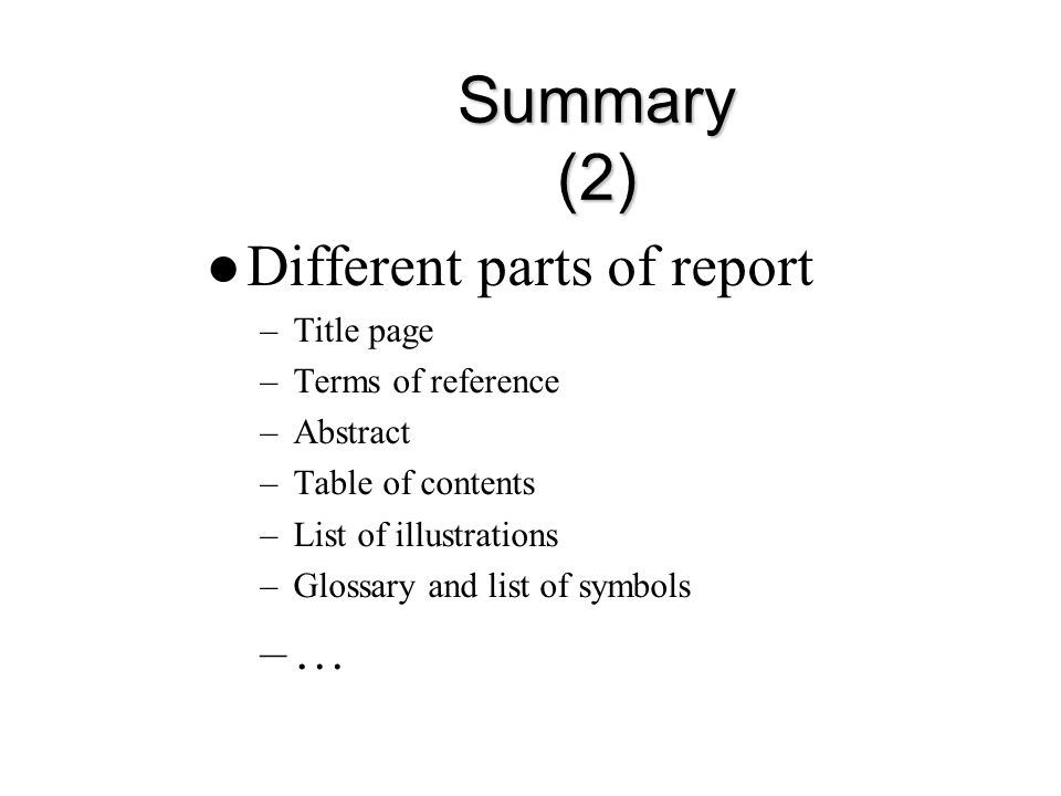 technical report title page