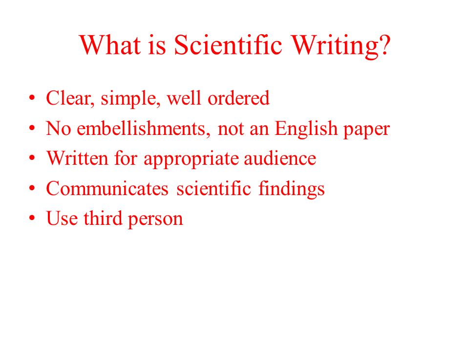 scientific writing in english Common mistakes in scientific writing certain mistakes show up repeatedly in scientific writing it is also advisable to mention the english name for your organism. scientific writing in english Common mistakes in scientific writing certain mistakes show up repeatedly in scientific writing it is also advisable to mention the english name for your organism.