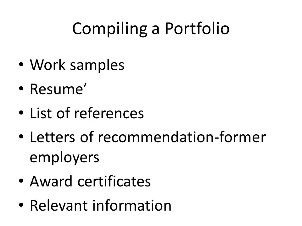 resumes with references examples