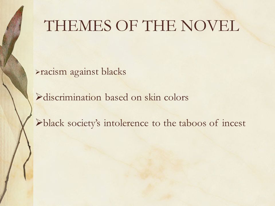 Racism thesis statement