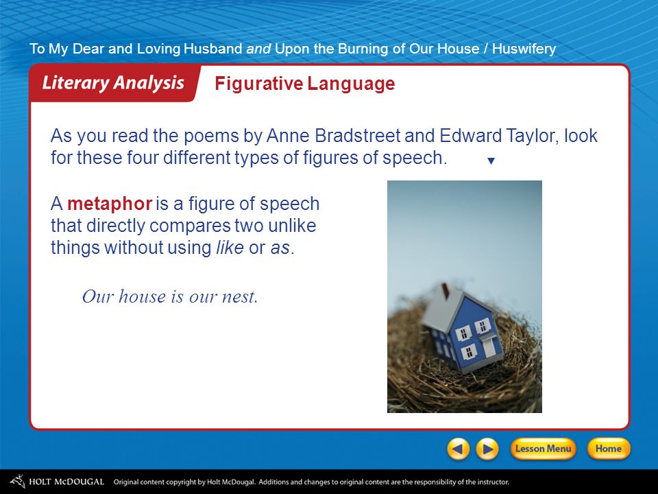 huswifery and to my dear and loving husband Edward taylor’s “huswifery” and anne bradstreet’s “to my dear and loving husband” both are written in puritan plain style, however edward taylor’s “huswifery” displays a more puritanical message these poets use apostrophe and metaphors to thoroughly describe the subject in which they were writing “to my dear and loving husband. huswifery and to my dear and loving husband Edward taylor’s “huswifery” and anne bradstreet’s “to my dear and loving husband” both are written in puritan plain style, however edward taylor’s “huswifery” displays a more puritanical message these poets use apostrophe and metaphors to thoroughly describe the subject in which they were writing “to my dear and loving husband.