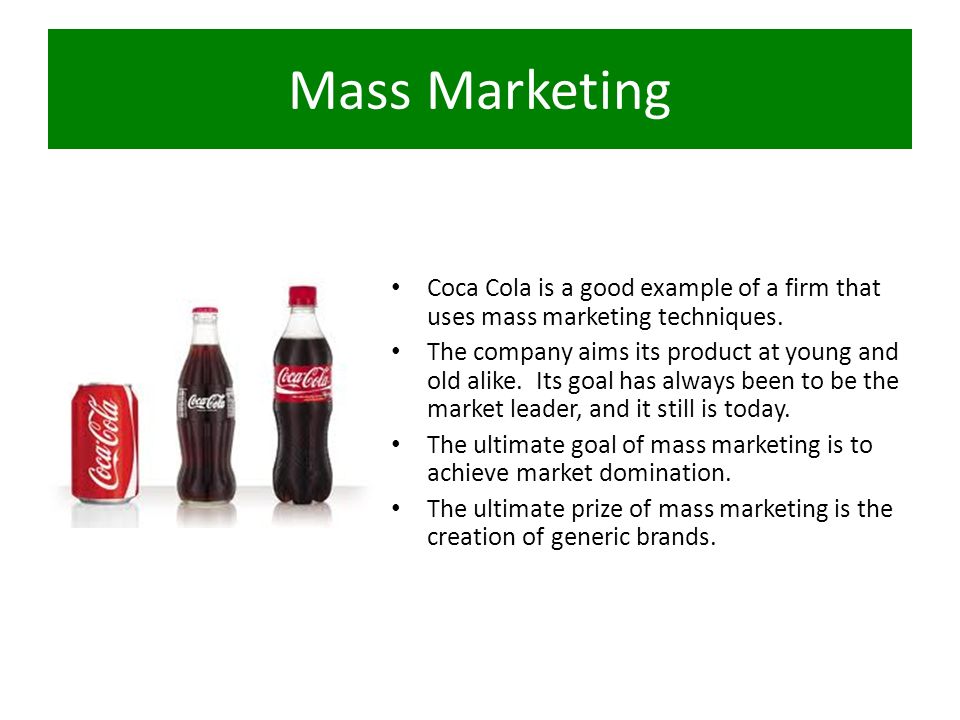 mass marketing