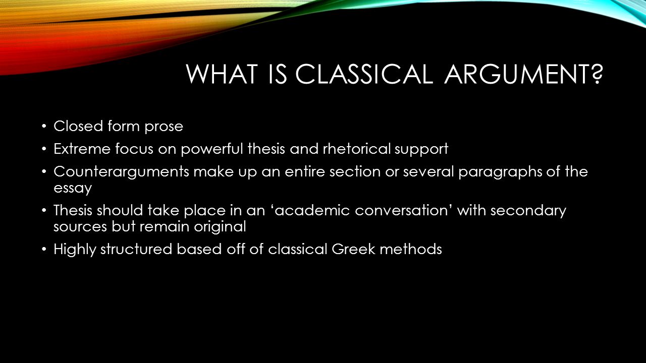Evaluation Argument Essay