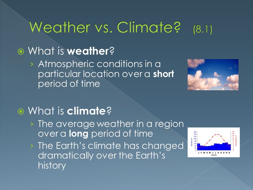 What is weather .