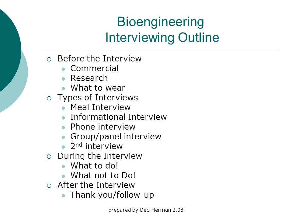 what to do after the interview