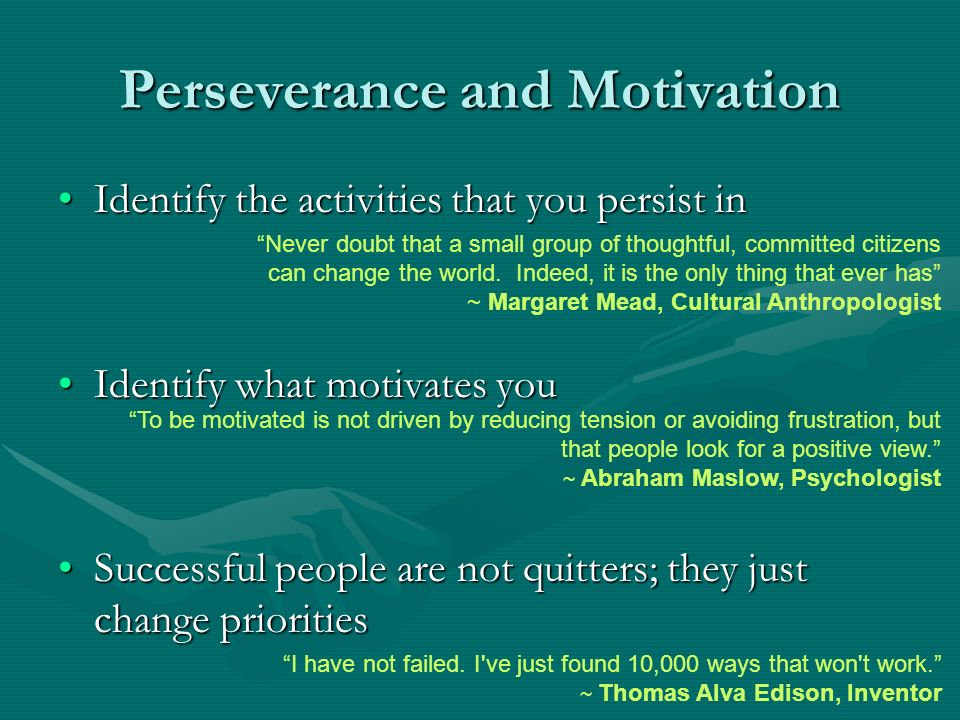 what motivates you to be successful