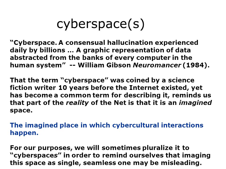 Cyberculture definition