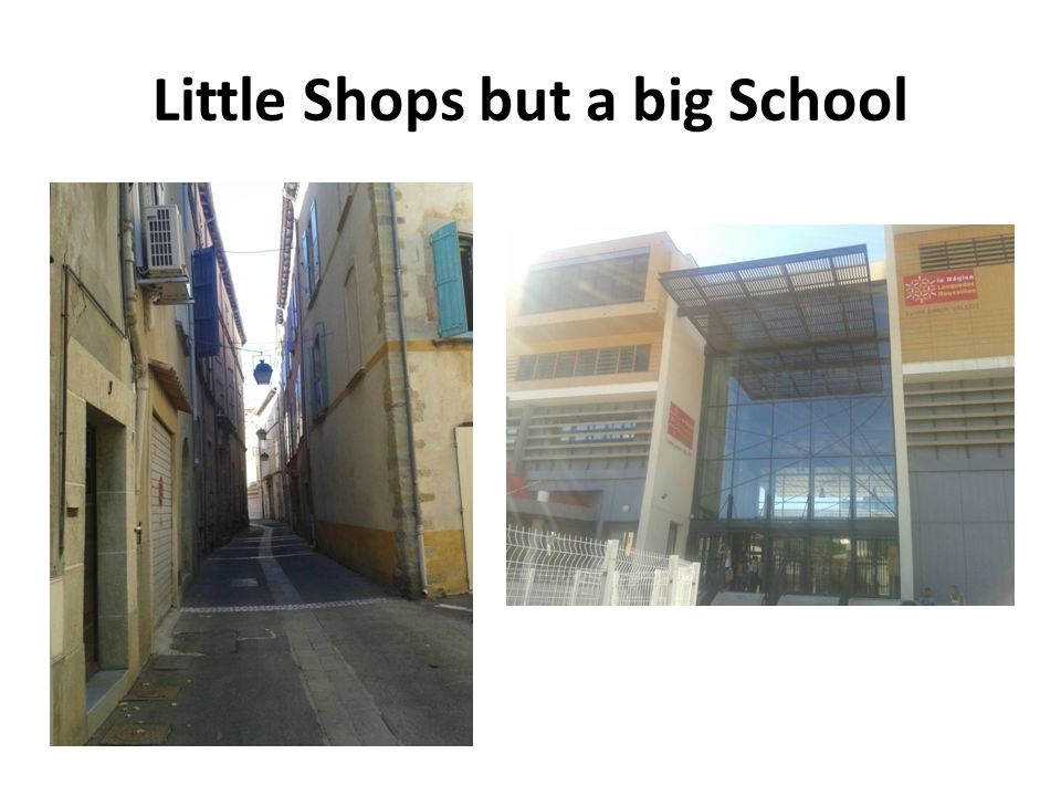 Little Shops but a big School