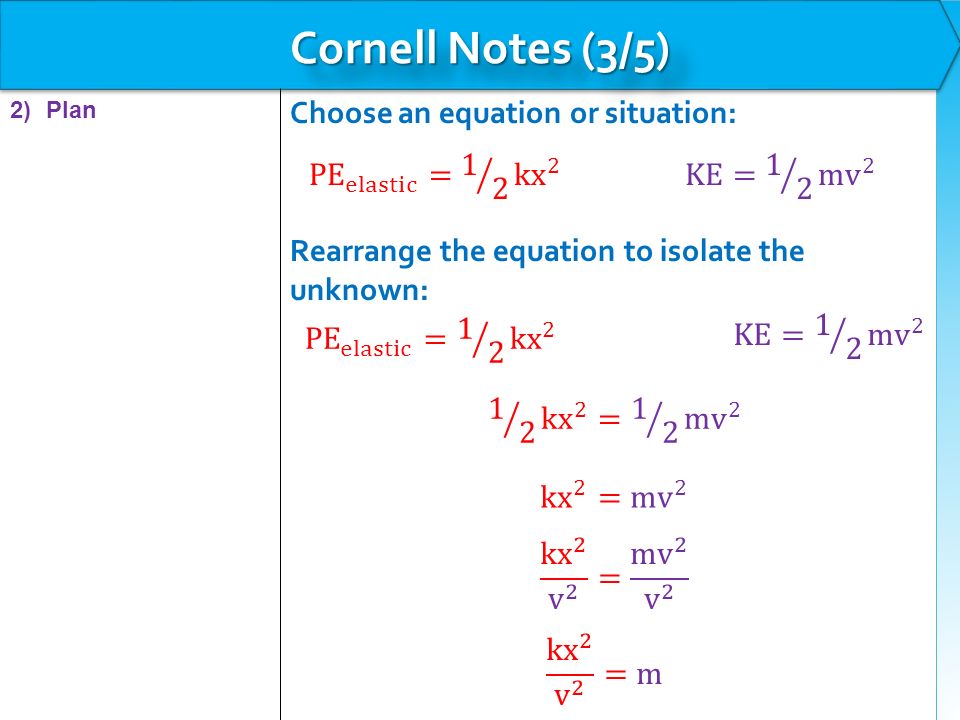 Equation For Potential Energy Talkchannels Week Student Will Elastic Potential Energy Demonstrate