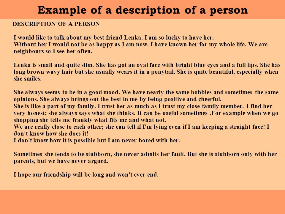 Descriptive Essay Sample About A Place