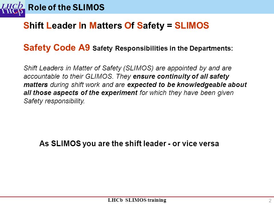 shift leader responsibilities