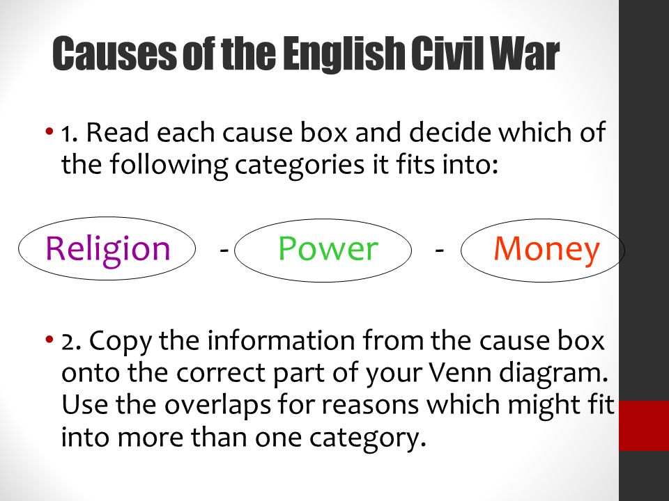 what were the causes of the english civil war essay