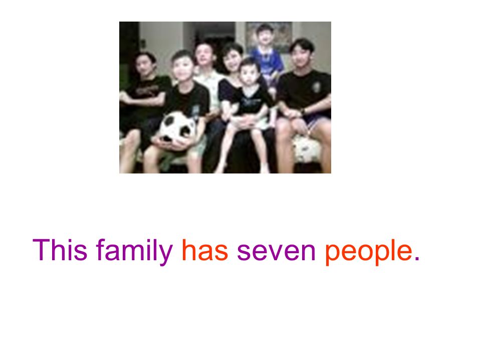 This family has seven people.