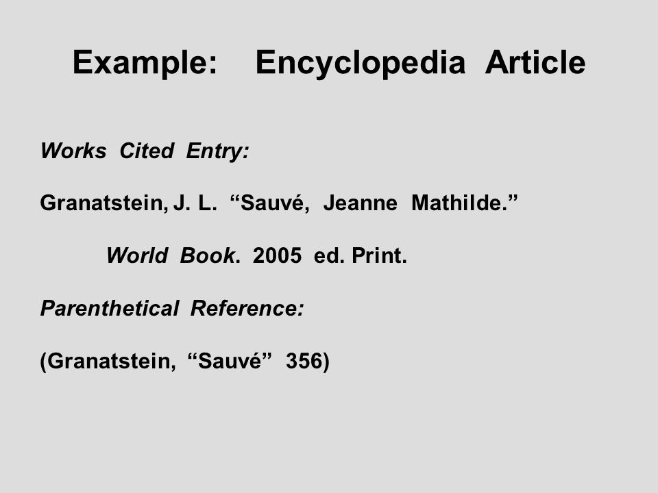 inquiry phase 4 creating parenthetical referencing mla 7 th ed a works cited encyclopedia