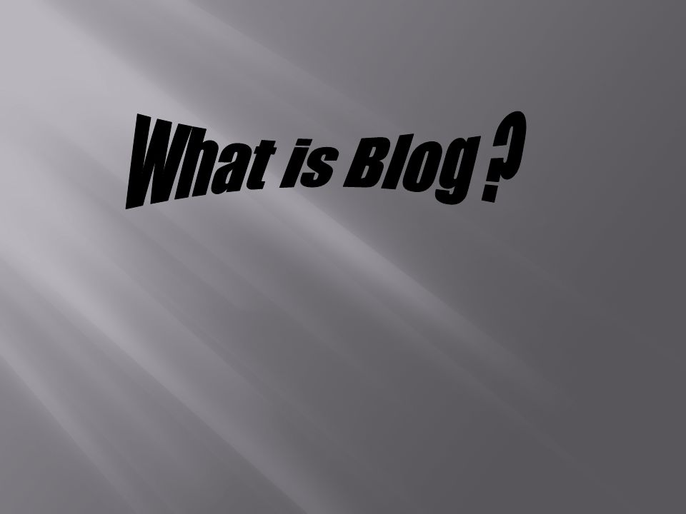 personal online journal