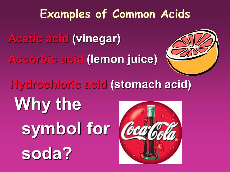 Why the symbol for soda.