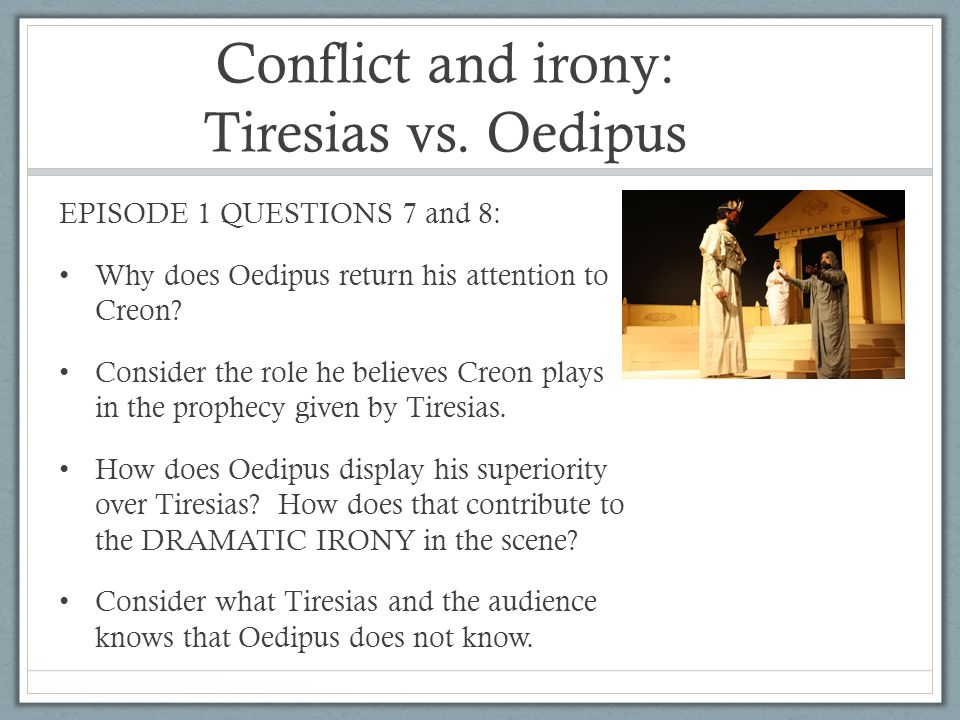 use of dramatic irony in oedipus the king use of dramatic irony in oedipus the king