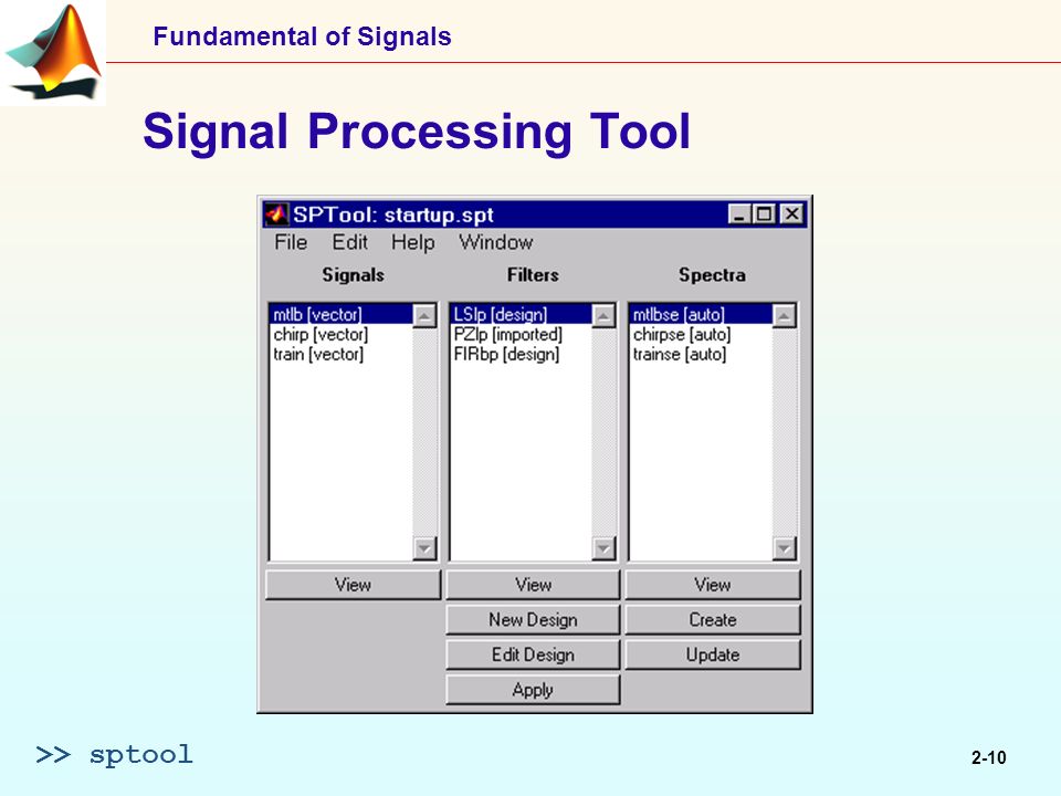 fundamentals of signal processing in