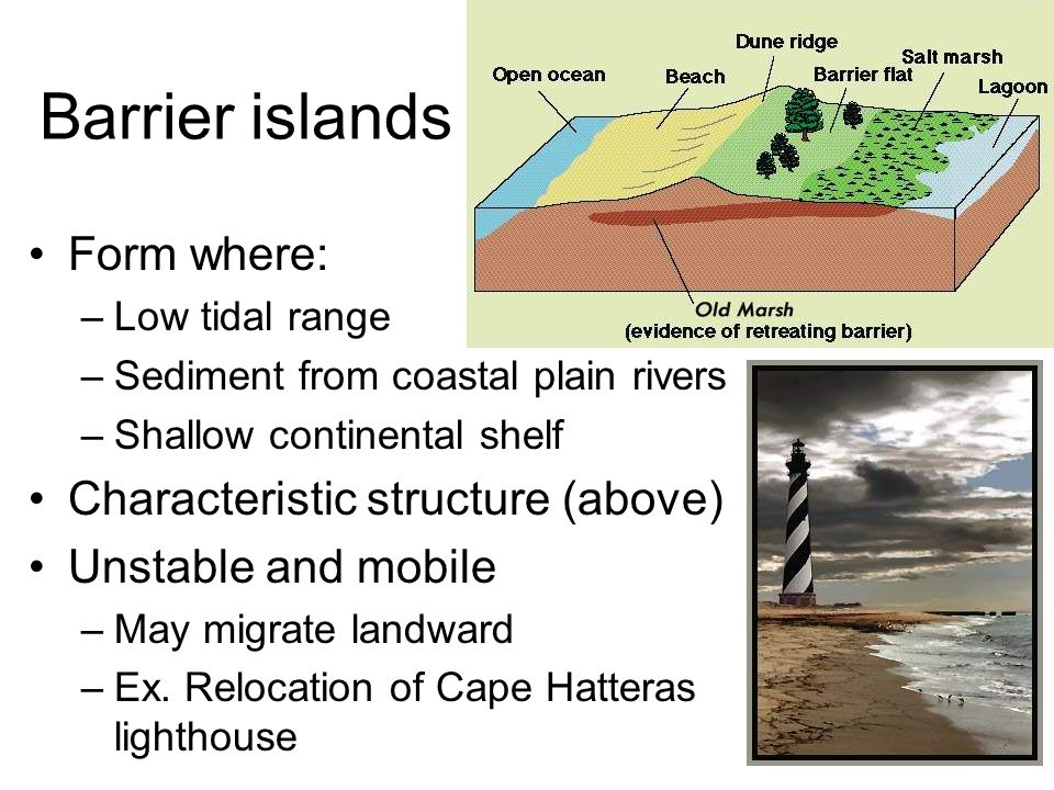 coastal management case study for a north carolina barrier island how barrier islands form