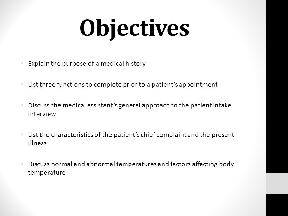 medical assistant history