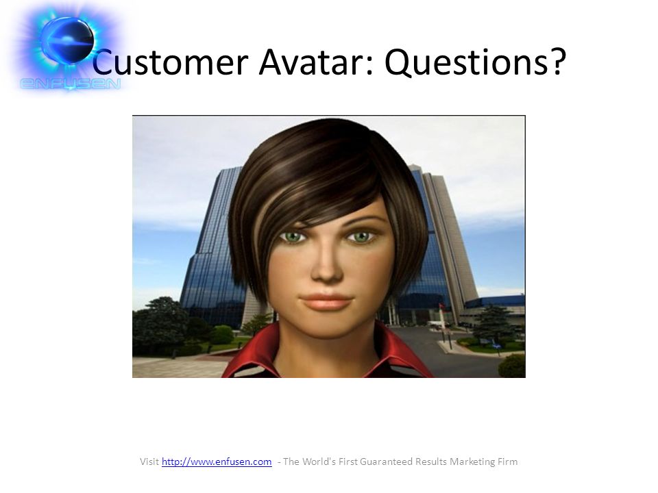 Customer Avatar: Questions.