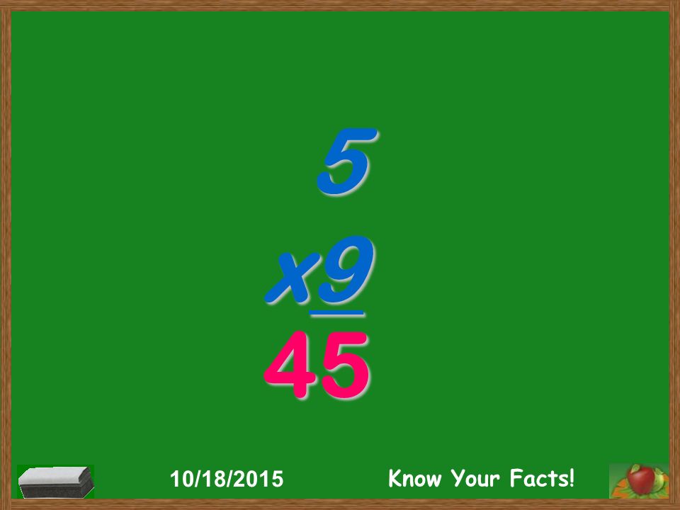 5 x /18/2015 Know Your Facts!