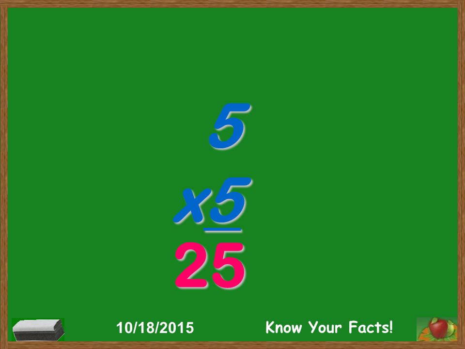 5 x /18/2015 Know Your Facts!