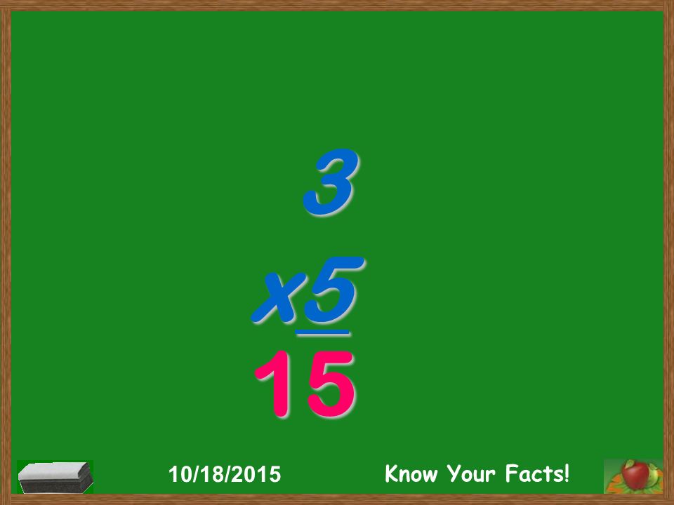 3 x /18/2015 Know Your Facts!