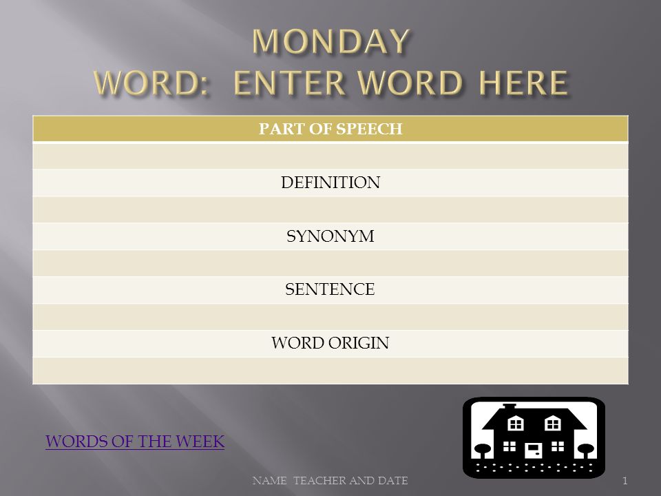 words for origin