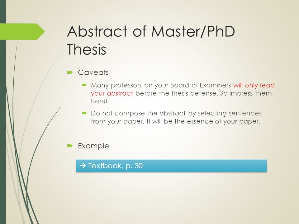components of thesis abstract components of thesis abstract