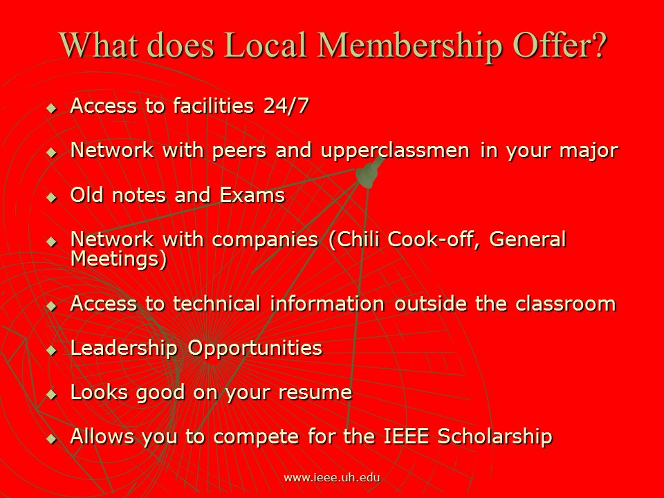 What does Local Membership Offer.