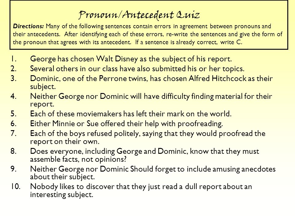 Printables Pronoun Antecedent Agreement Worksheets pronoun antecedent agreement exercises pdf with answers anchor math worksheet www irade co pdf