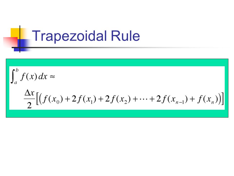 Trapezoidal Rule
