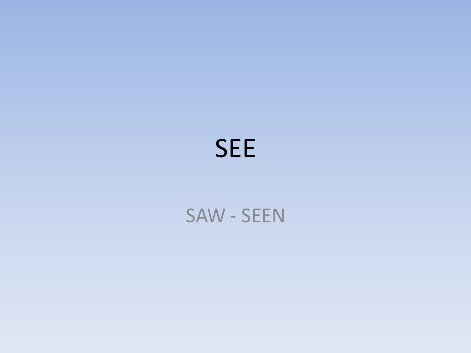 SEE SAW - SEEN