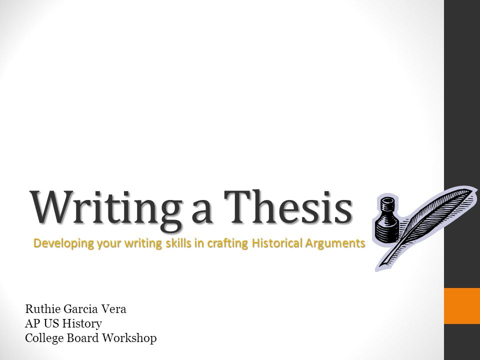 thesis about writing skills thesis about writing skills