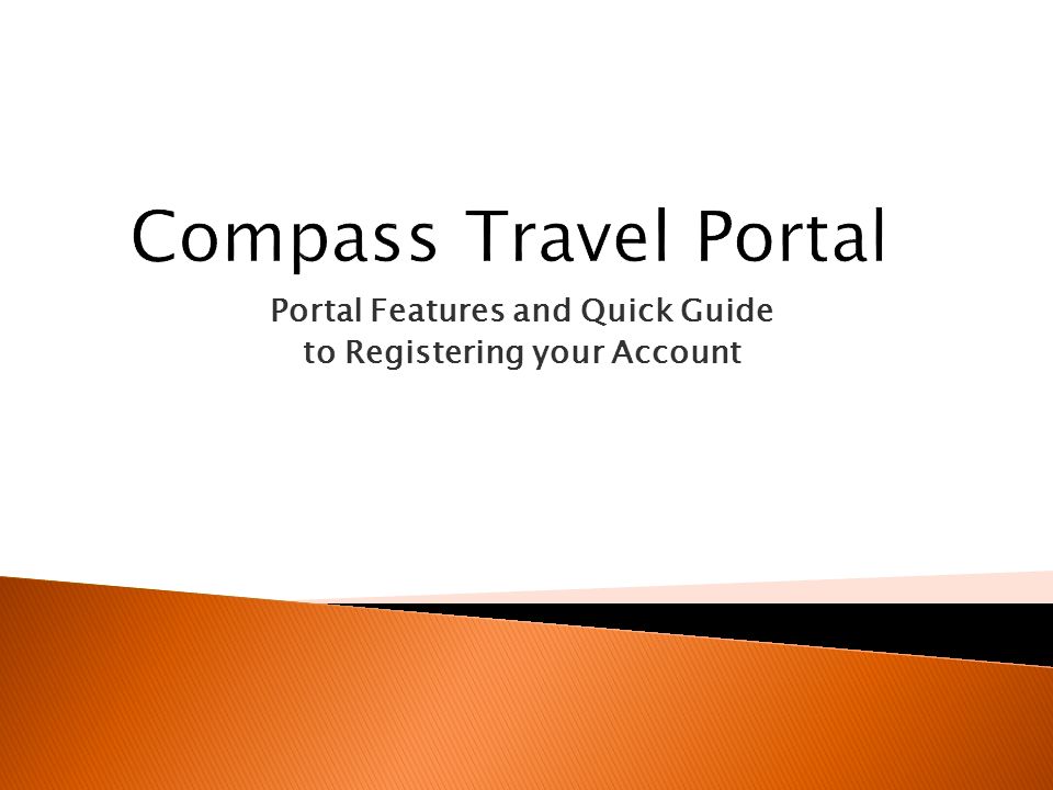 Portal Features and Quick Guide to Registering your Account