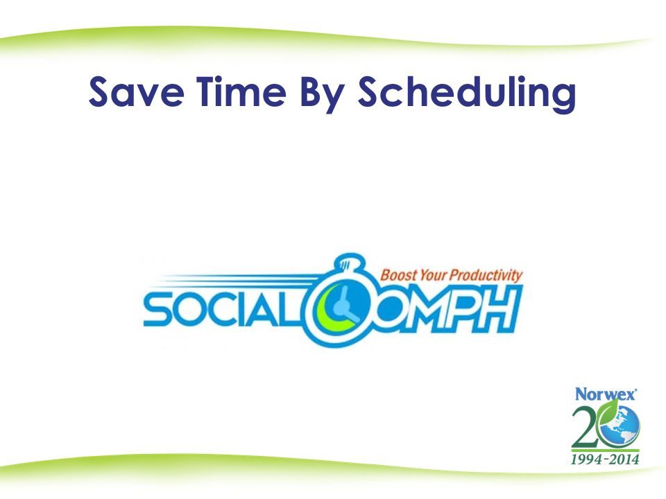 Save Time By Scheduling