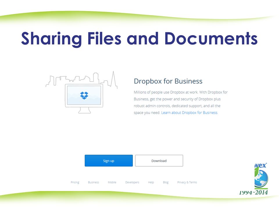 Sharing Files and Documents