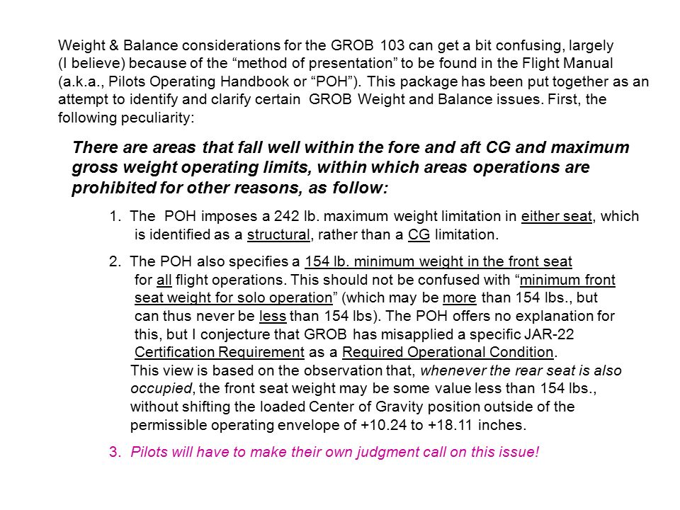 general weight balance information for grob 103 twin ii and 103 weight and balance form