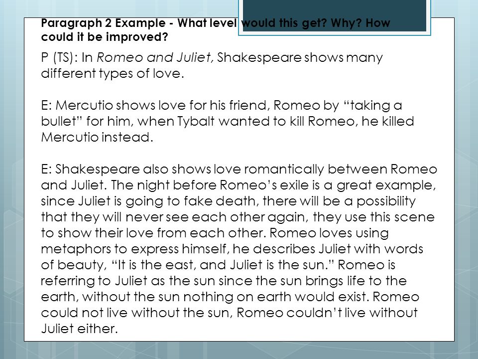 Essay Love In Romeo And Juliet