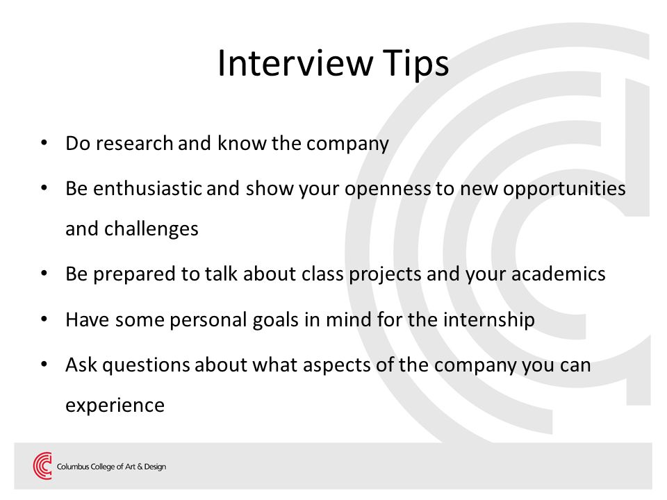 personal goals interview question