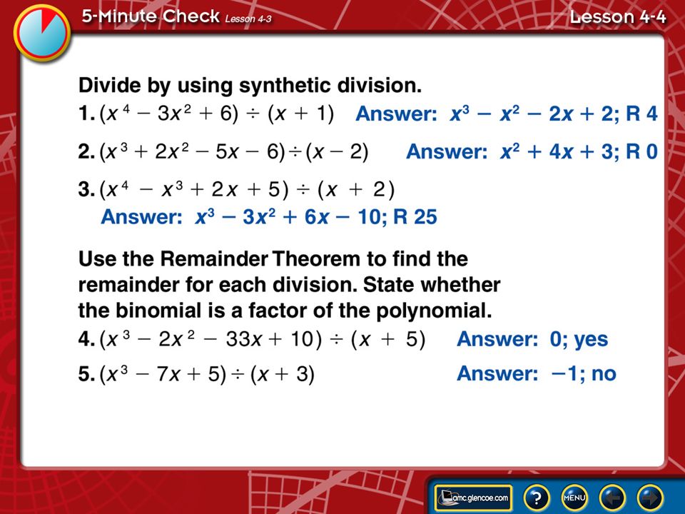Determine whether the given binomial is a factor of the polynomial P(x).