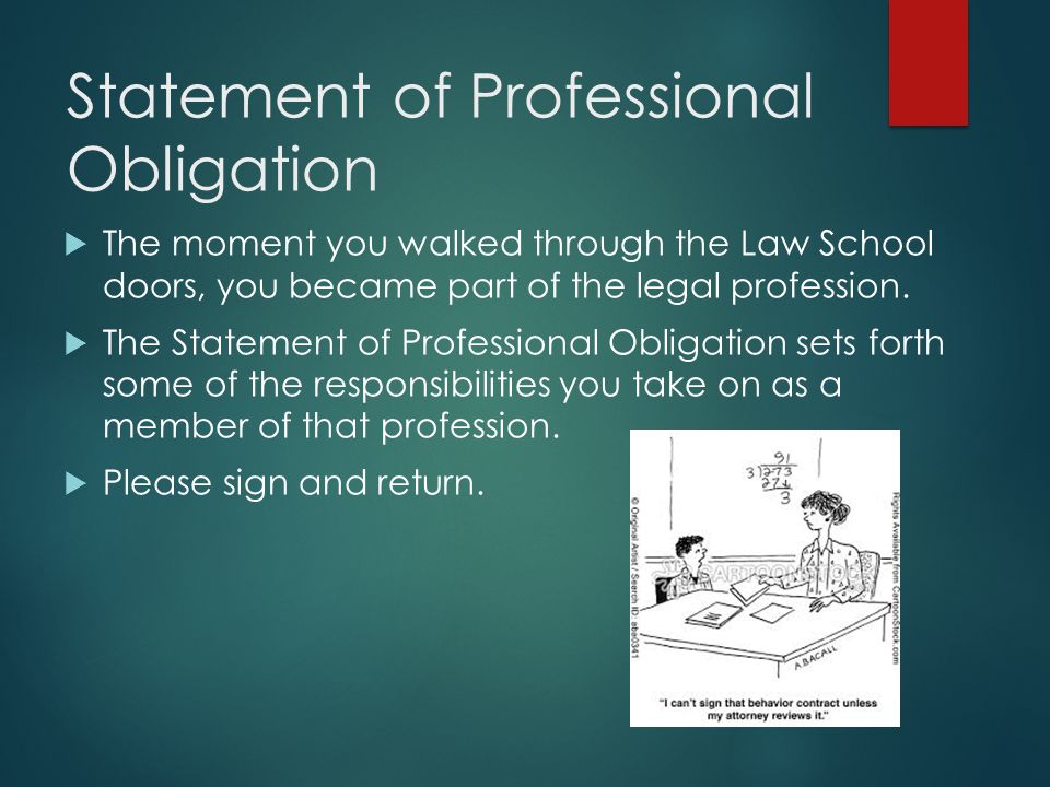 professional statement professional statement