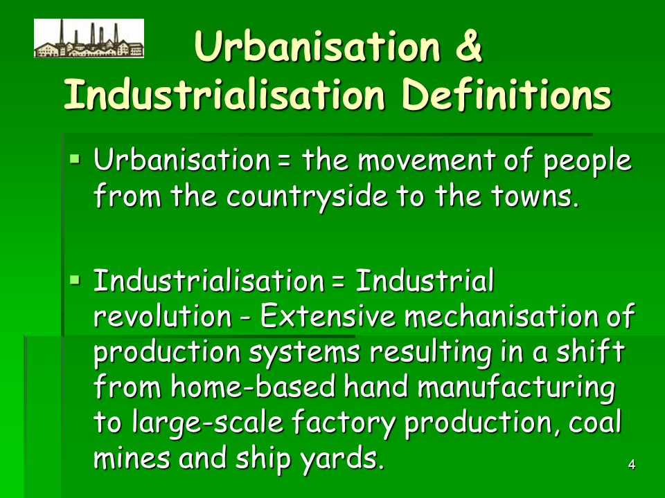 Essay On Urbanisation