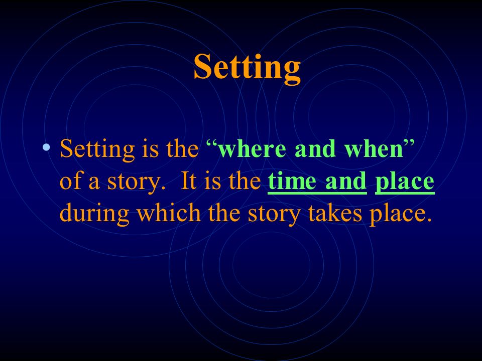 Story Elements  Setting  Characters  Plot  Conflict  Resolution  Point of View  Theme