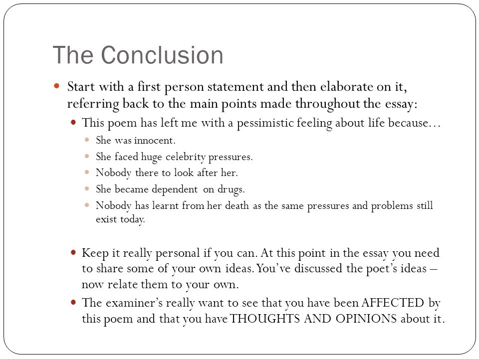 tips to writing a good essay